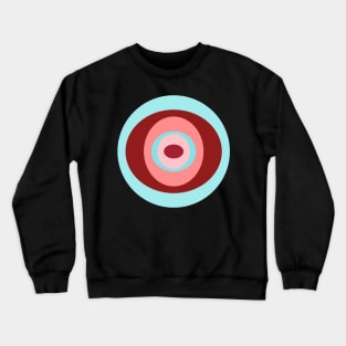 Pop Mod Circles #8 Crewneck Sweatshirt